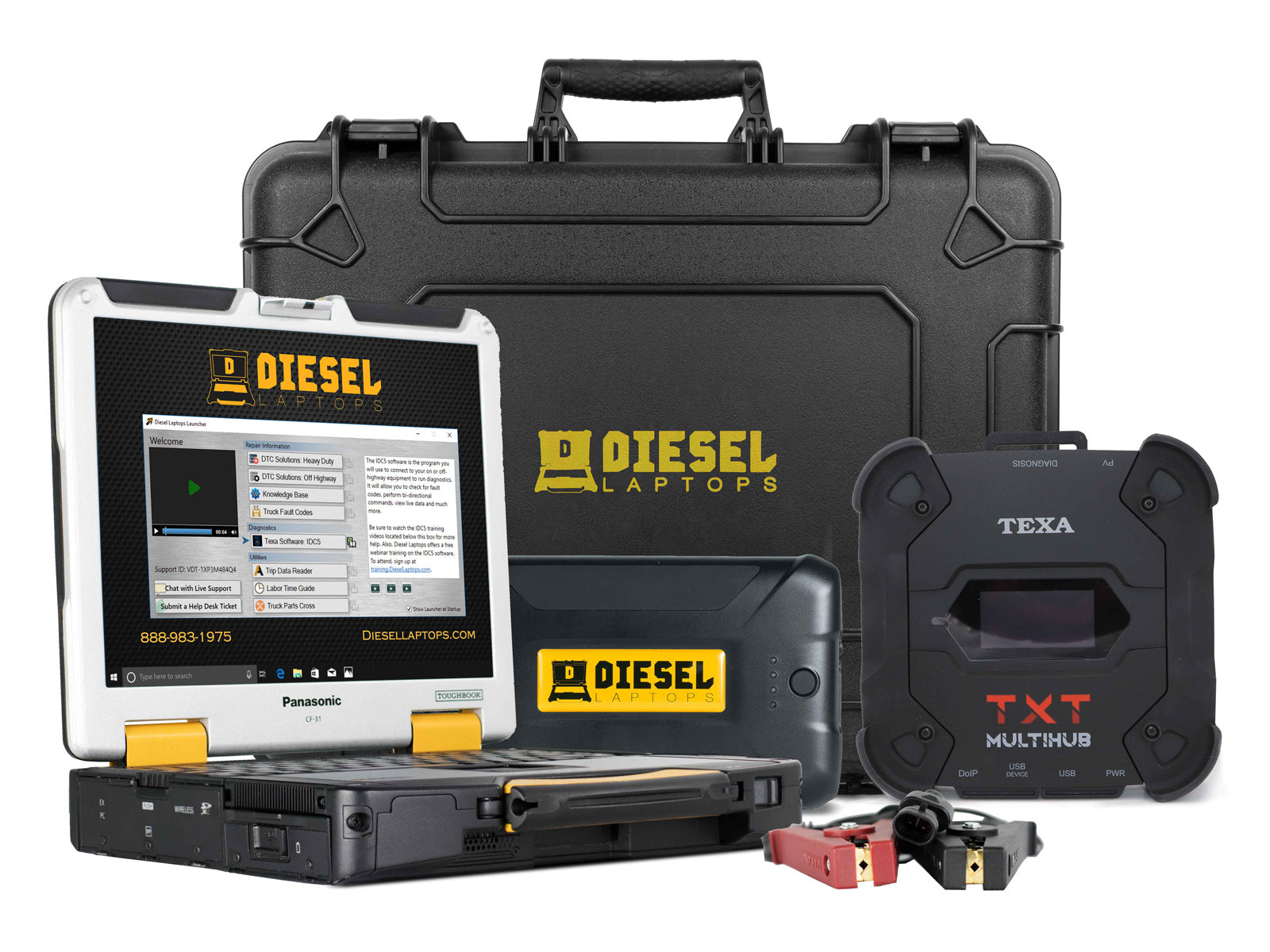 TEXA Construction &amp; Off Highway Diagnostic Bundle | Diesel Laptops