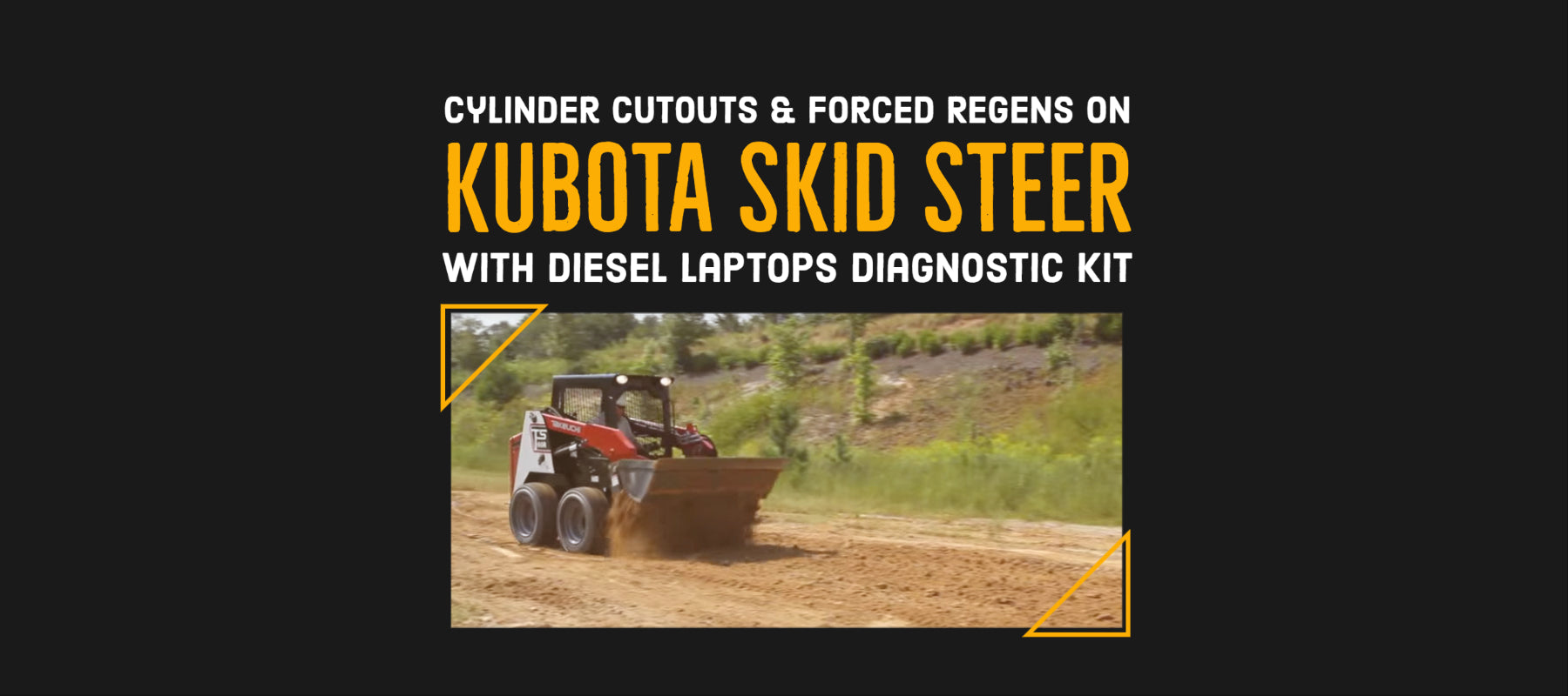 Takeuchi Skid Steer with Kubota Engine OEM Functionality with Diesel Laptops