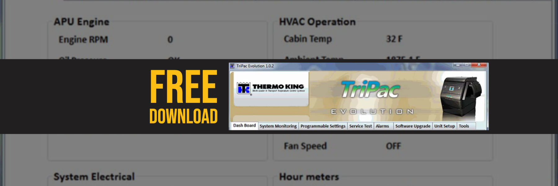 Thermo King TriPac Evolution Diagnostic Tool