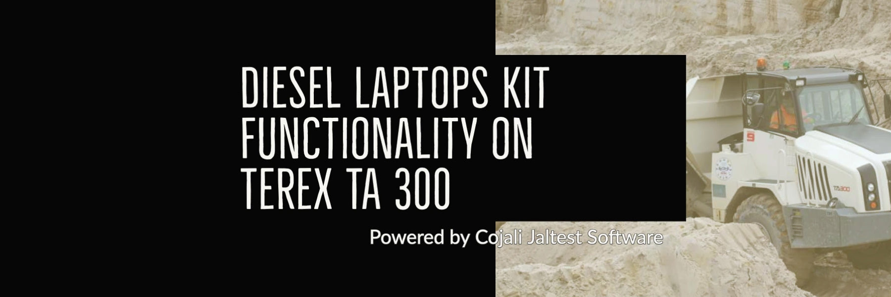 Diesel Laptops Off-Highway Kit with Jaltest Software on TEREX TA 300