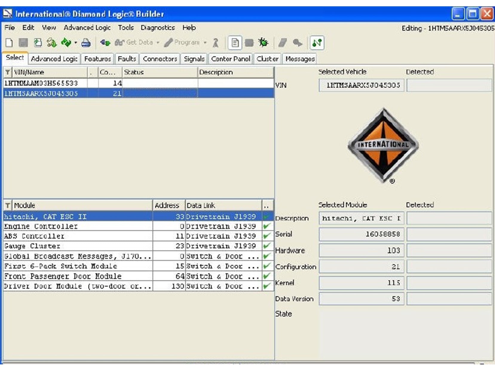 Navistar Diamond Logic Builder (DLB) Online Edition