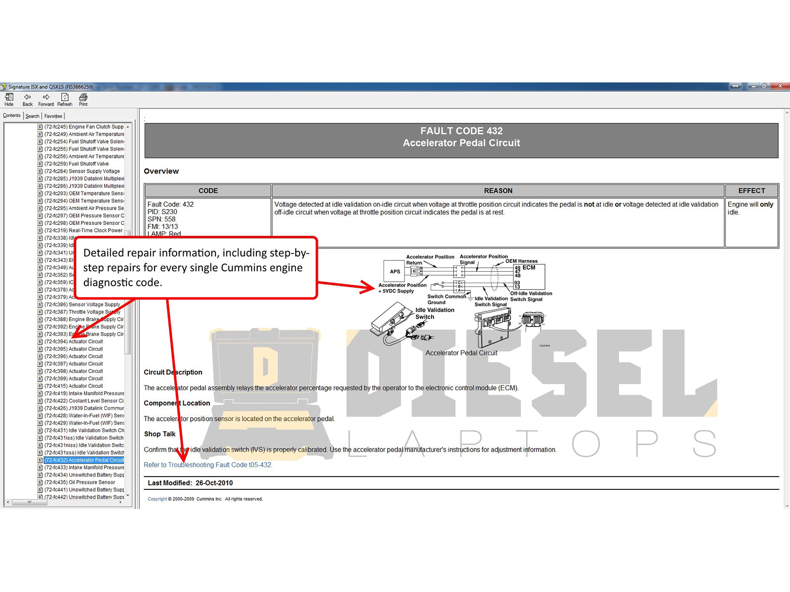 Cummins Insite Diagnostic Laptop Kit with Nexiq USB Link 3