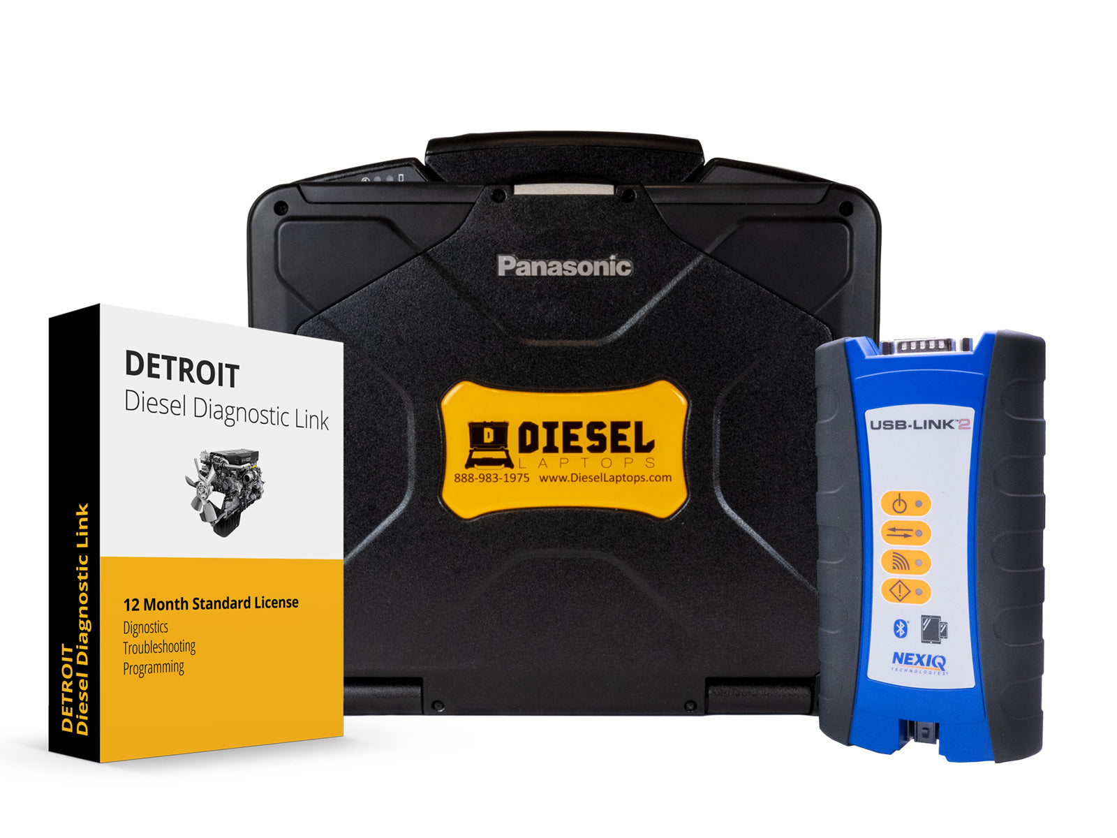 Detroit Diesel Diagnostic Link Laptop Scanner Tool